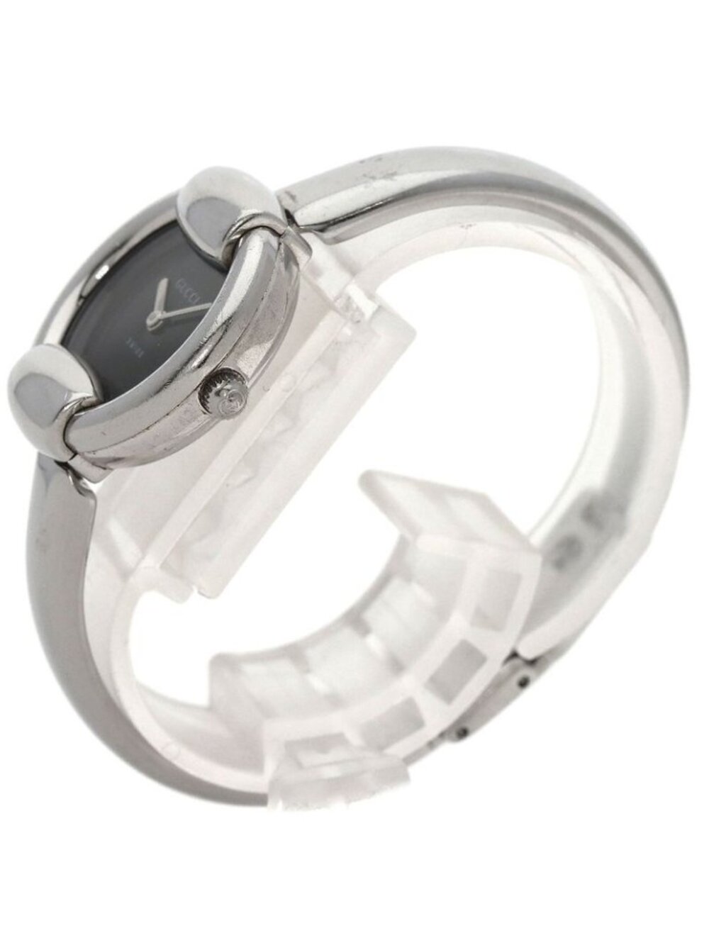 Gucci Round Face Bangle Watch SS - Picture 2 of 15